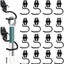 16 Ganchos Metal Soporte Pared Garaje Antiderrap