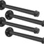 4 Barras Ropa Pared 12" Industrial Soportes Estanteria
