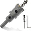 Broca TCT diente inclinado para acero inox