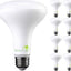 8 Pzas Bombilla LED BR30 5000K 650lm E26 Regulable