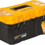 Caja herramientas 16" con bandejas metal cerradura