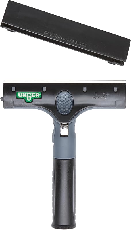 Rascador vidrio 6pulg ergonómico 2en1 con tapa seguridad