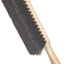 Cepillo pelo caballo mango madera pack 1 color plateado
