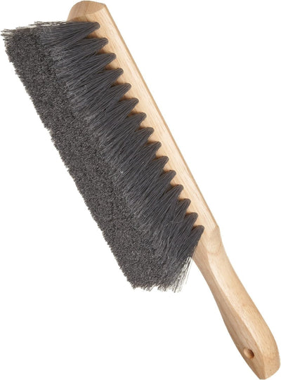 Cepillo pelo caballo mango madera pack 1 color plateado