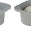 Recipientes silicona apilables para masa pizza 500ml set