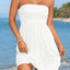 Bandeau de playa con bolsillos tela suave sin tirantes