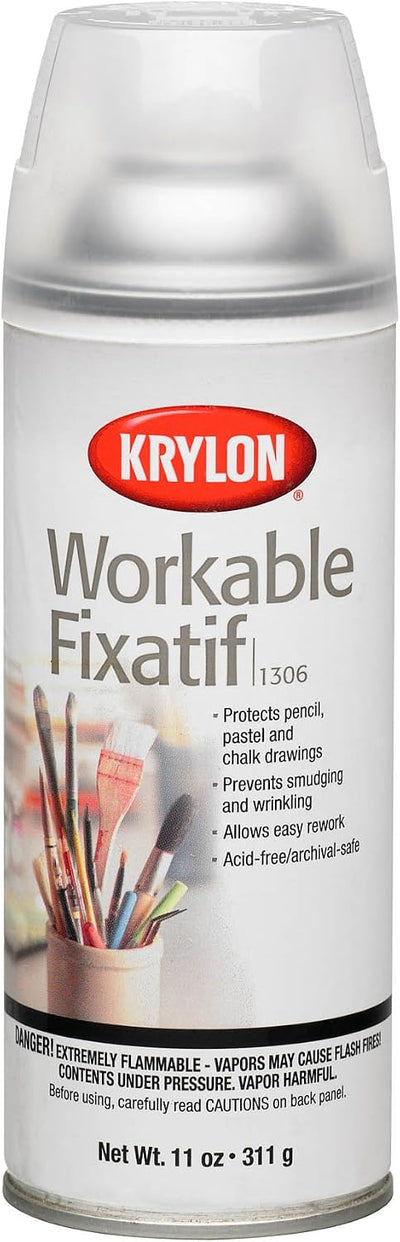 Spray fijador trabajable transparente 11oz mate