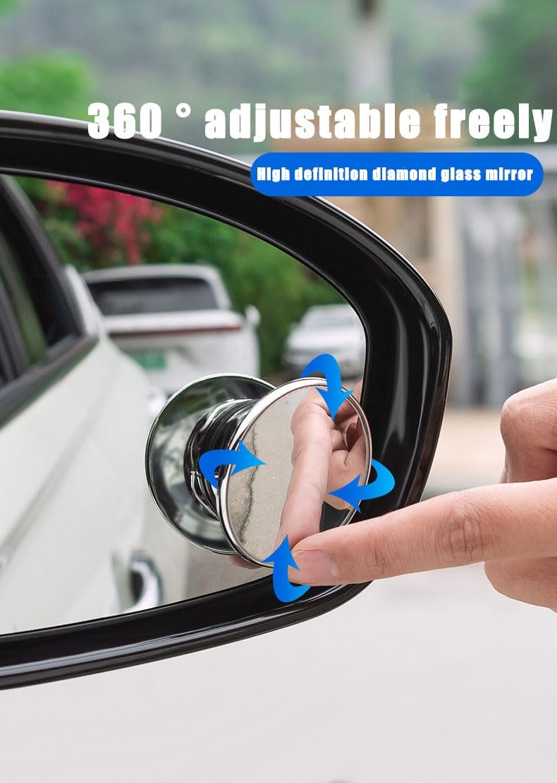 Espejo punto ciego KARKOR redondo 360° para coche set 2