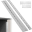 2 Bisagras Piano Acero Inox 24" x 3"