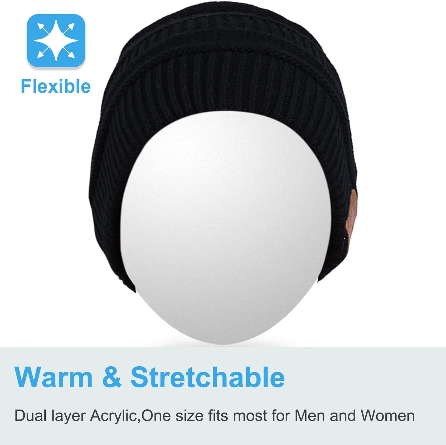 Gorro inalámbrico Bluetooth deporte aire libre