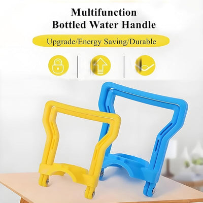 2 Asas ergonómicas botella 5gal soporte antideslizante azul