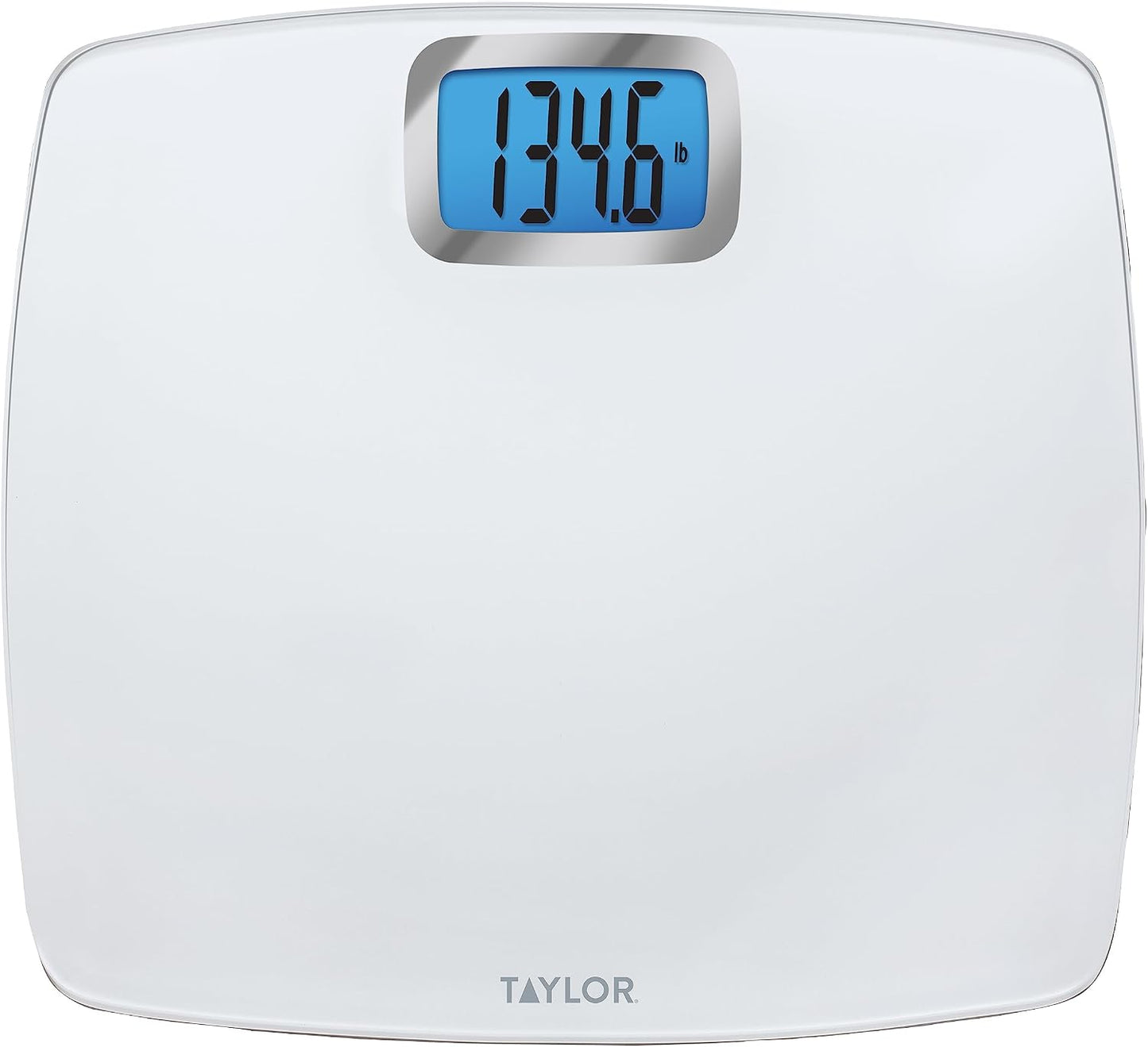Báscula digital peso corporal 440lb LCD azul