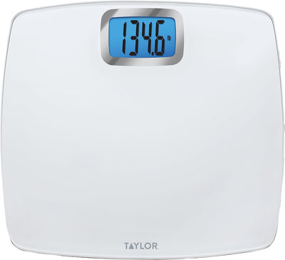 Báscula digital peso corporal 440lb LCD azul