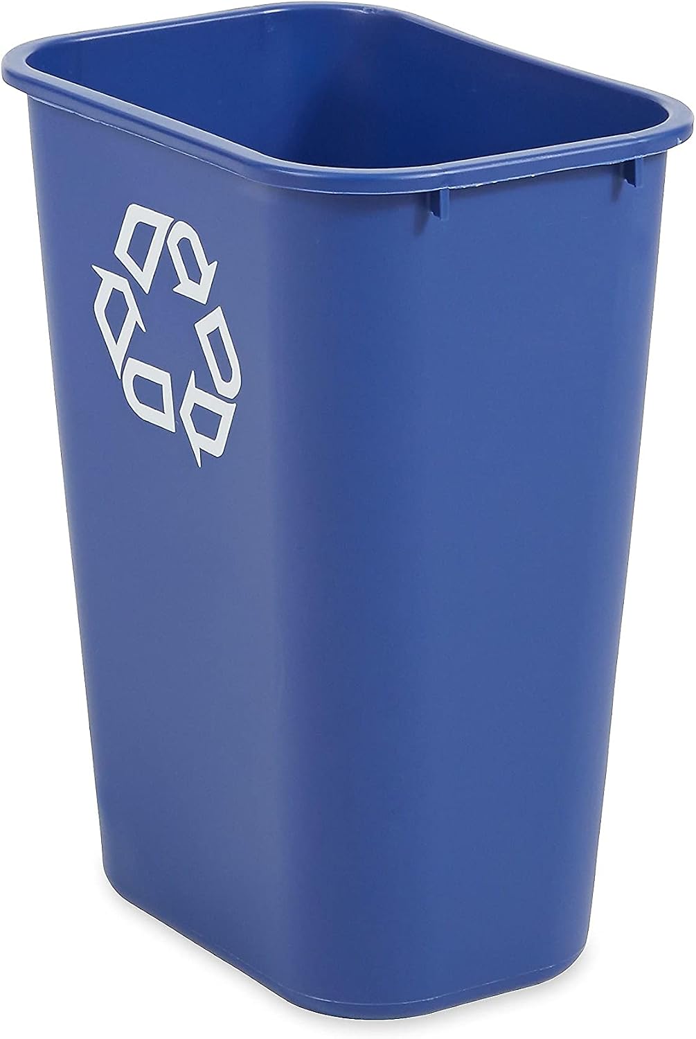 Recipiente reciclaje escritorio 41.25qt plástico color azul