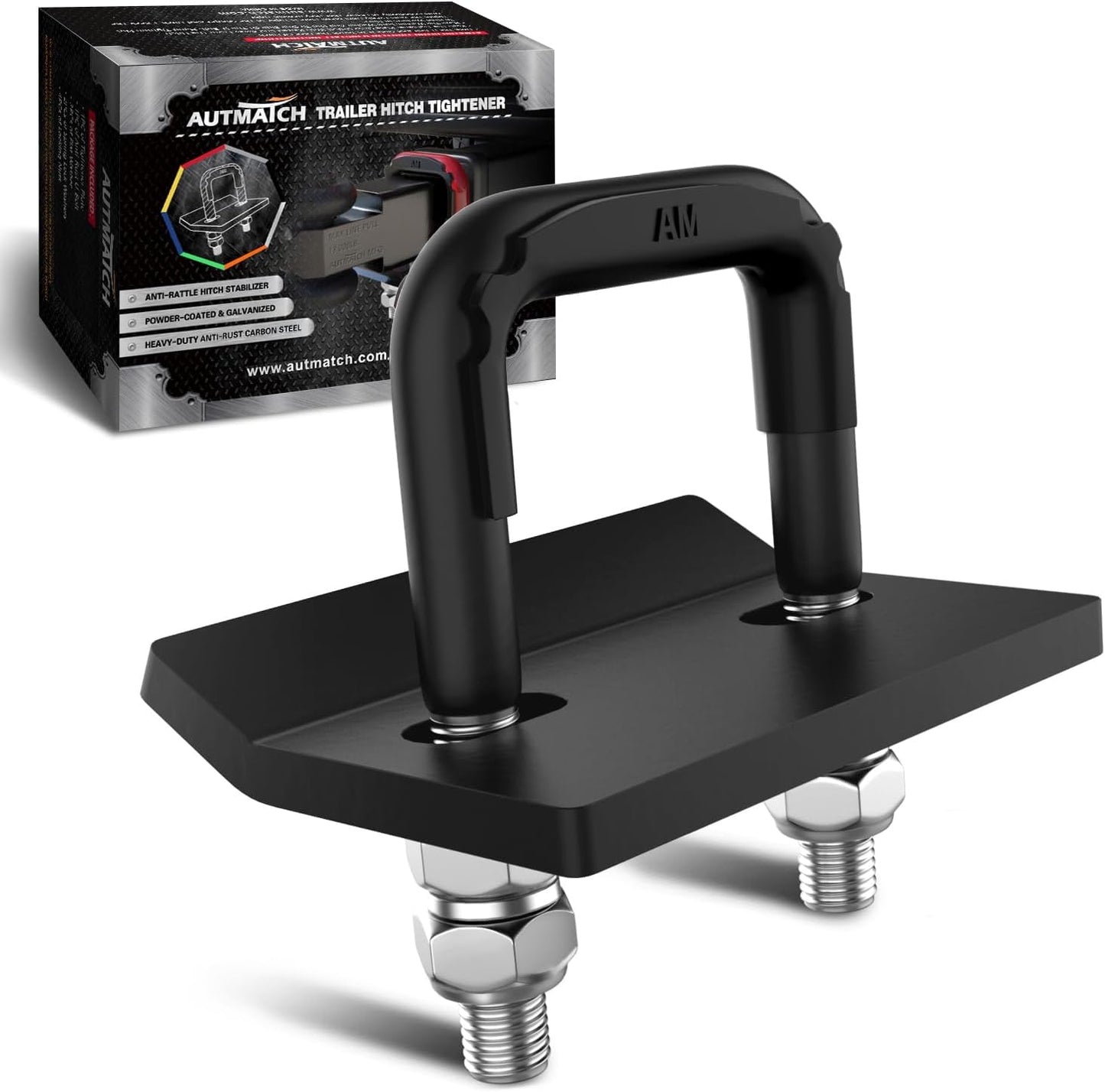 Tensor enganche antitraqueteo 2.5" aislador goma doble