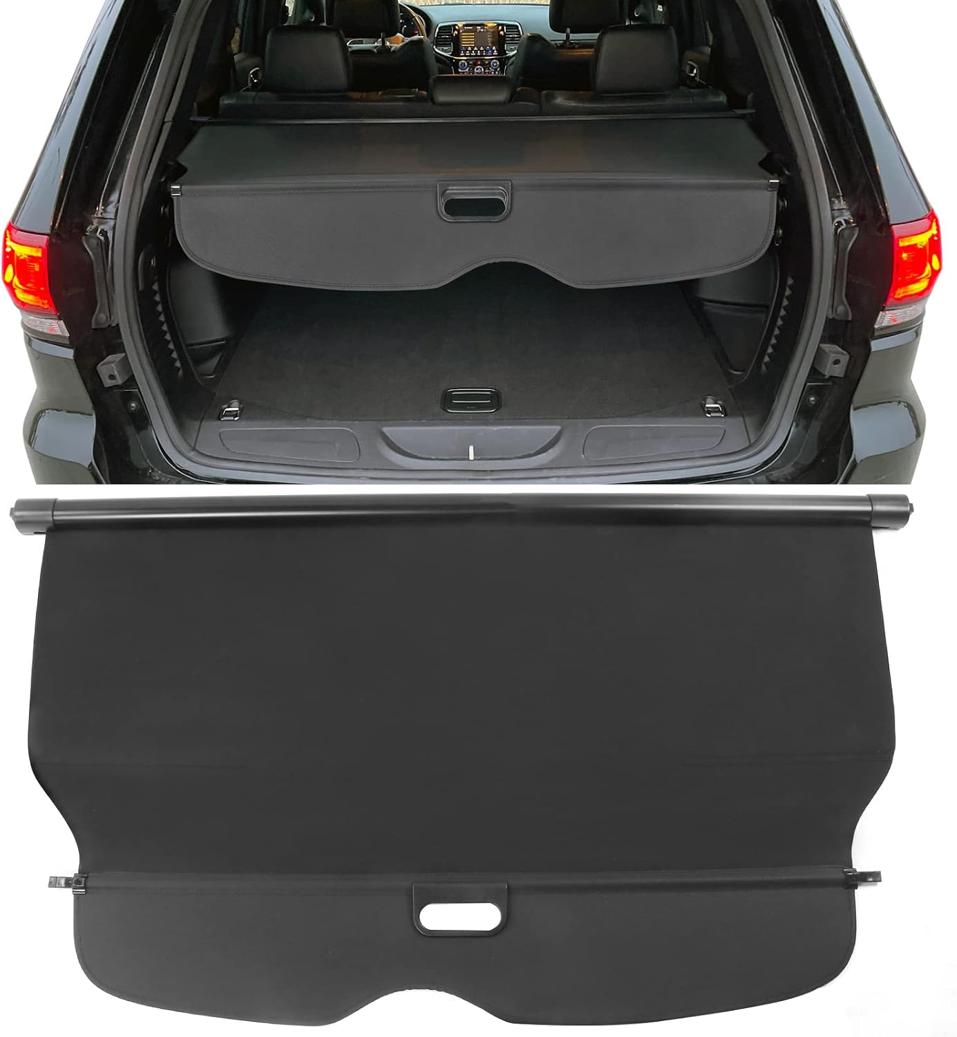 Funda retráctil Jeep Grand Cherokee 2011-22 negro aluminio