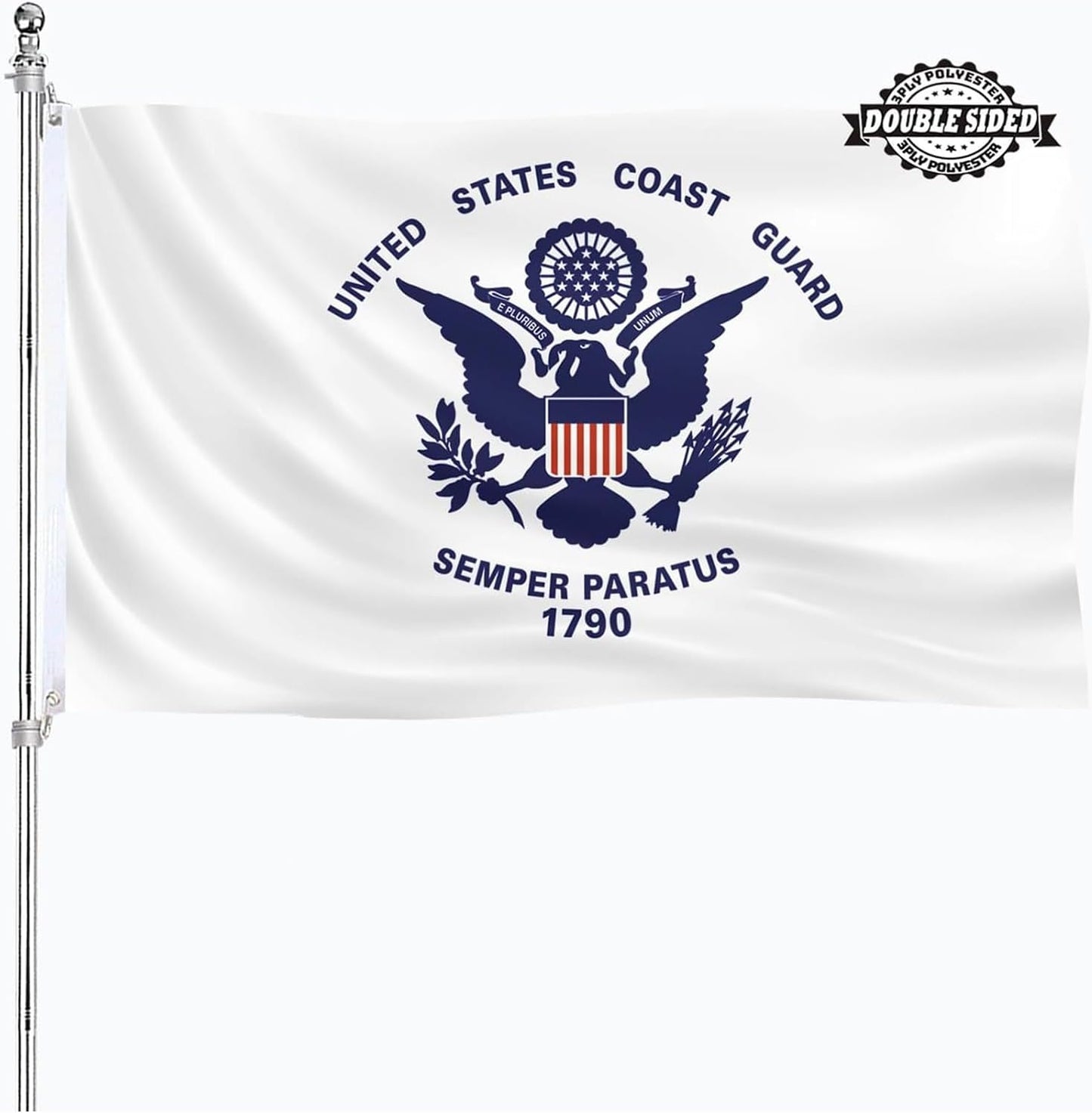 Banderas guardacostas 3x5poliéster 3 capas doble cara
