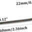 Set 50 llaves Allen 0.118pulg forma L reparación