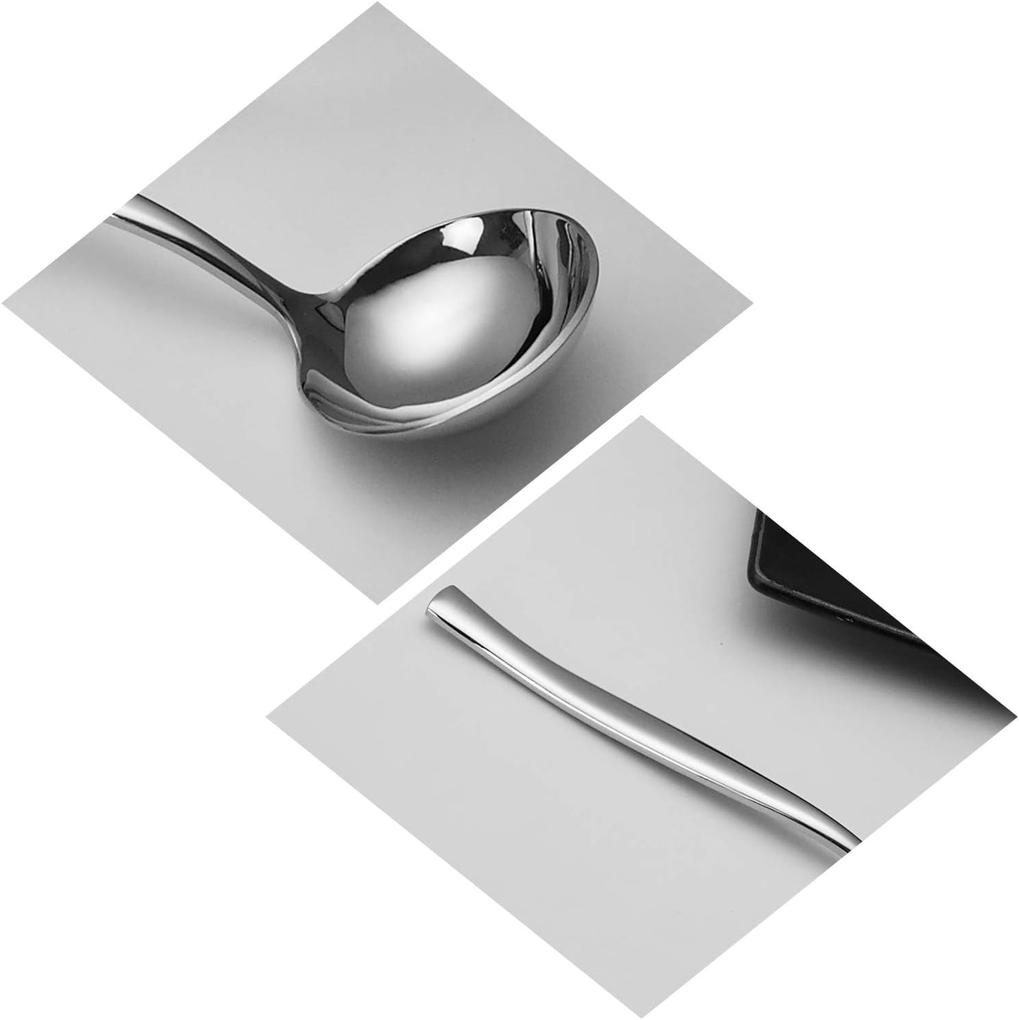 Set 4 Cucharones Salsa Acero Inox