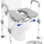 Asiento inodoro elevado 400lb espuma poliuretano