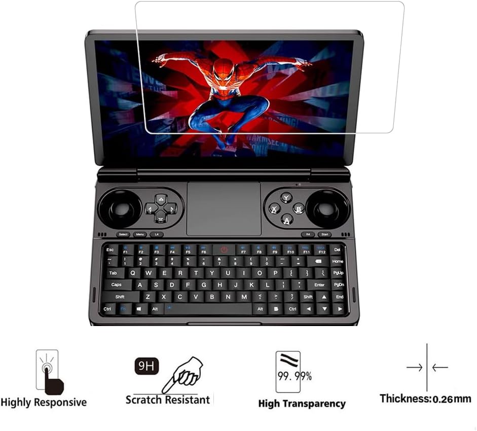 Protector pantalla vidrio templado 9H para GPD Win Mini 2024
