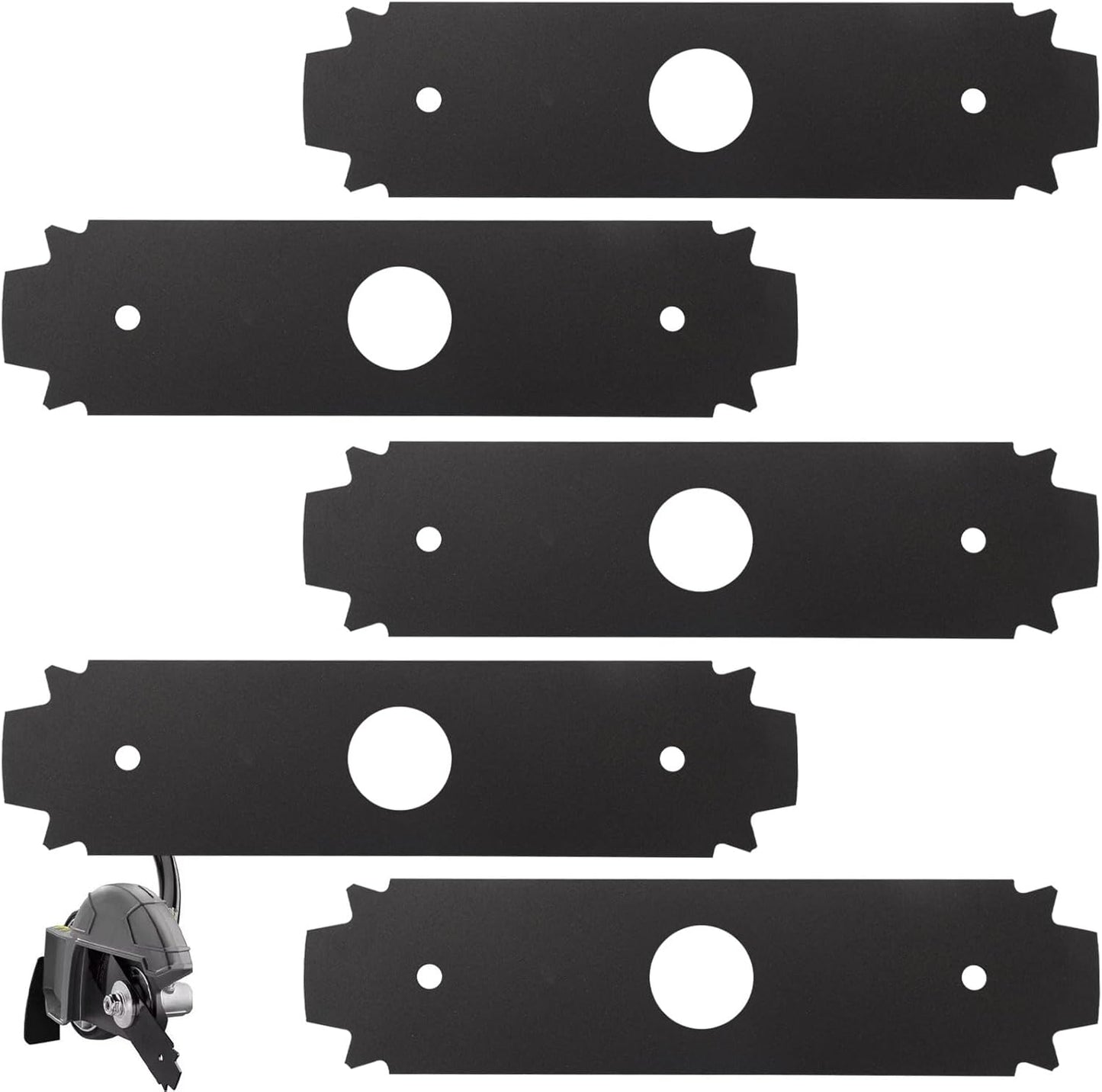 5 Cuchillas Dentadas Acero 8" Comp Ryobi UT50500