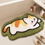 Alfombra baño microfibra diseño animales suave duradera