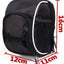 Bolsa manillar bicicleta ciclismo cesta negra con funda