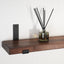 Estante flotante madera arce oscuro 30x7.5"