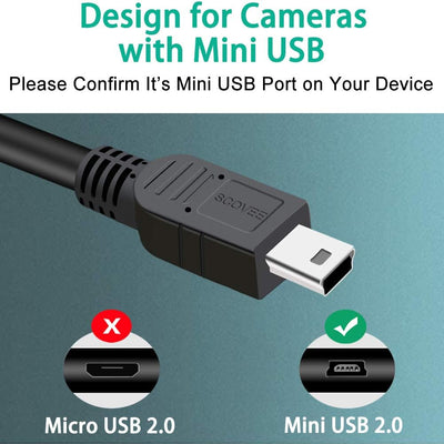 Cable USB Canon Rebel PowerShot para transferencia datos 6ft