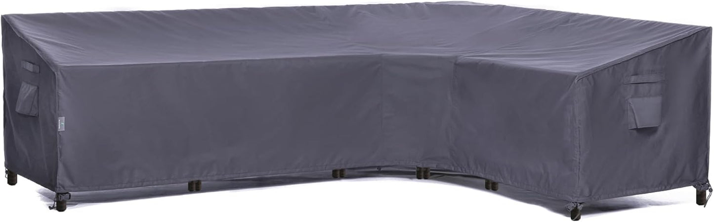 7 Fundas sofá patio impermeables antidesgarros 113" izq