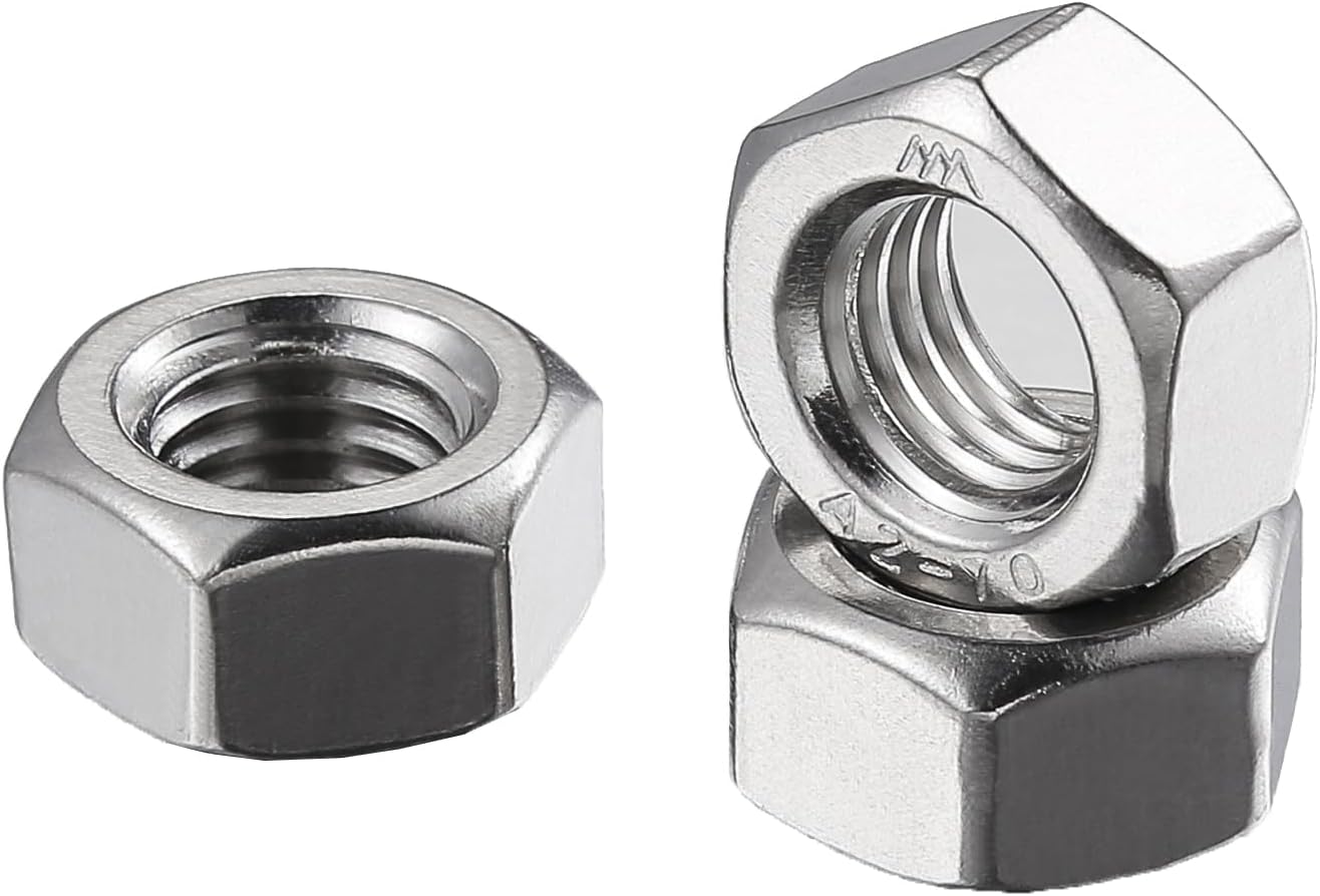 Tuercas hex 1/2-13 acero inox 304 200pzas
