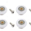 4 Poleas Puerta Corrediza Vidrio Baño Ultra Silenciosas 0.748pulg
