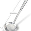 Desnatador acero inox 16cm cucharón ranurado con manija ABS