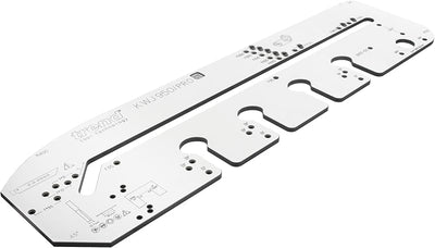 Plantilla encimera cocina multimaterial 37" alineación borde