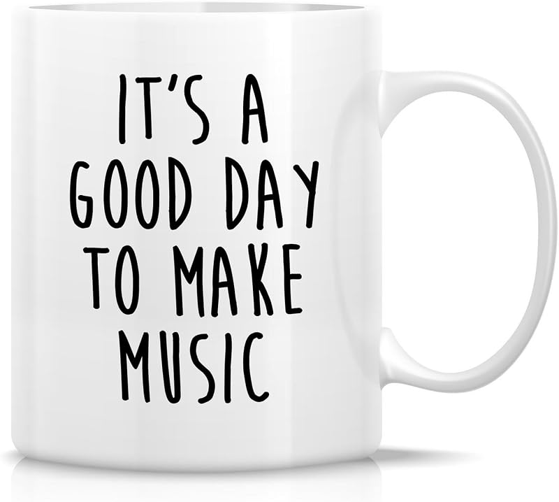 Taza cerámica Make Music café 11oz regalo cumpleaños