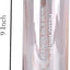 Botella agua deportiva 26oz plástico rosa transparente con popote