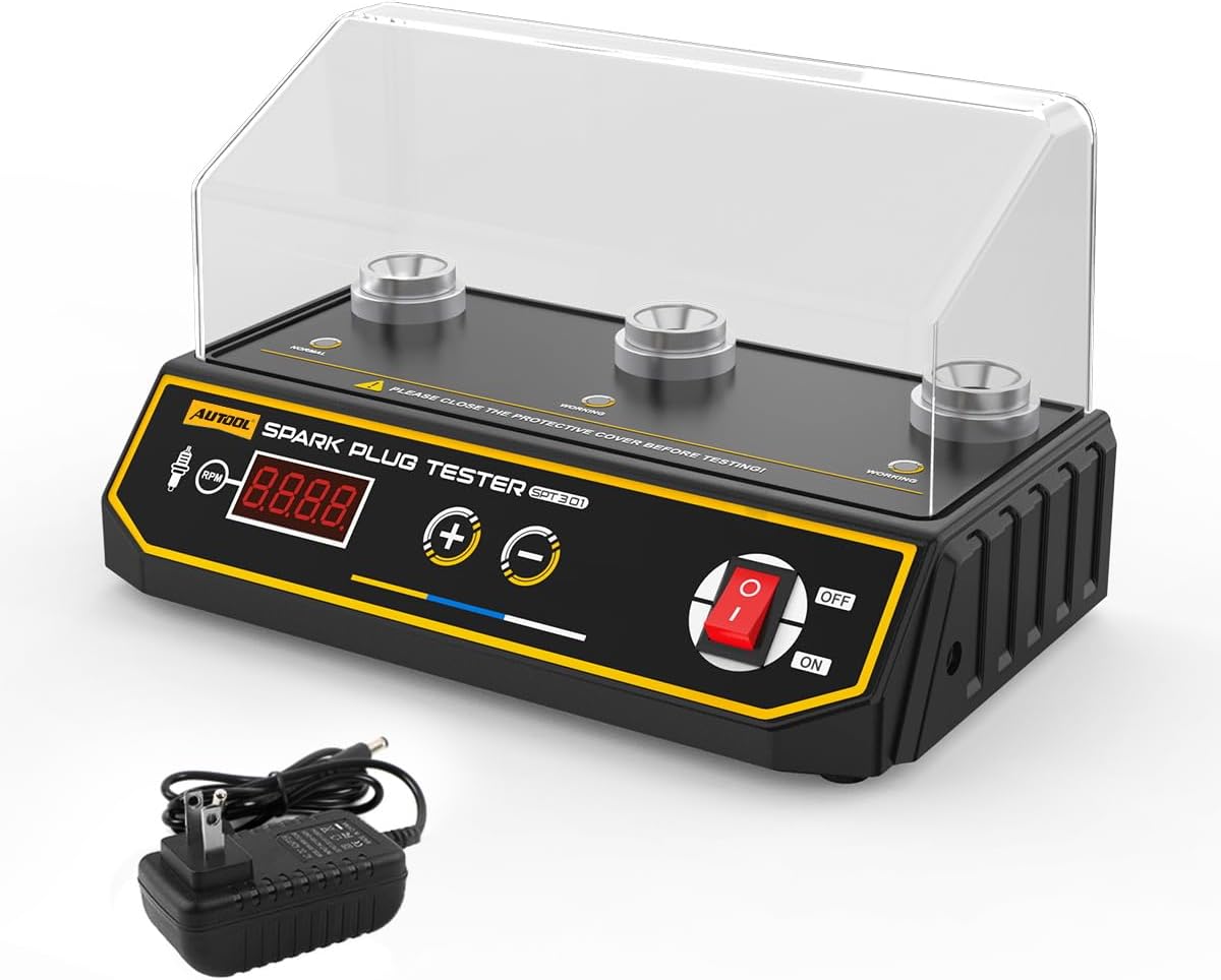 Probador bujías motor 200-9000 rpm ajustable 12 V