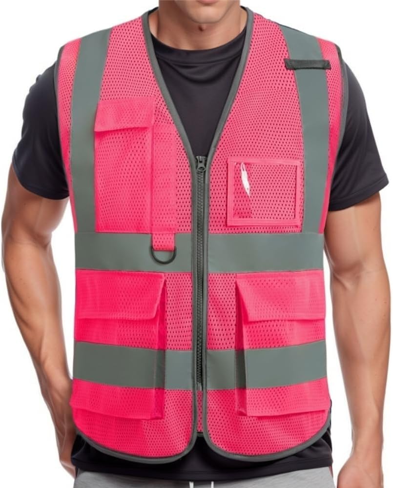 Chaleco seguridad reflectante Hi Vis para carretera