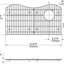 Rejilla inferior acero inox LKOBG3017RSS
