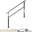 Barandilla hierro forjado escalera exterior 3-4 escalones