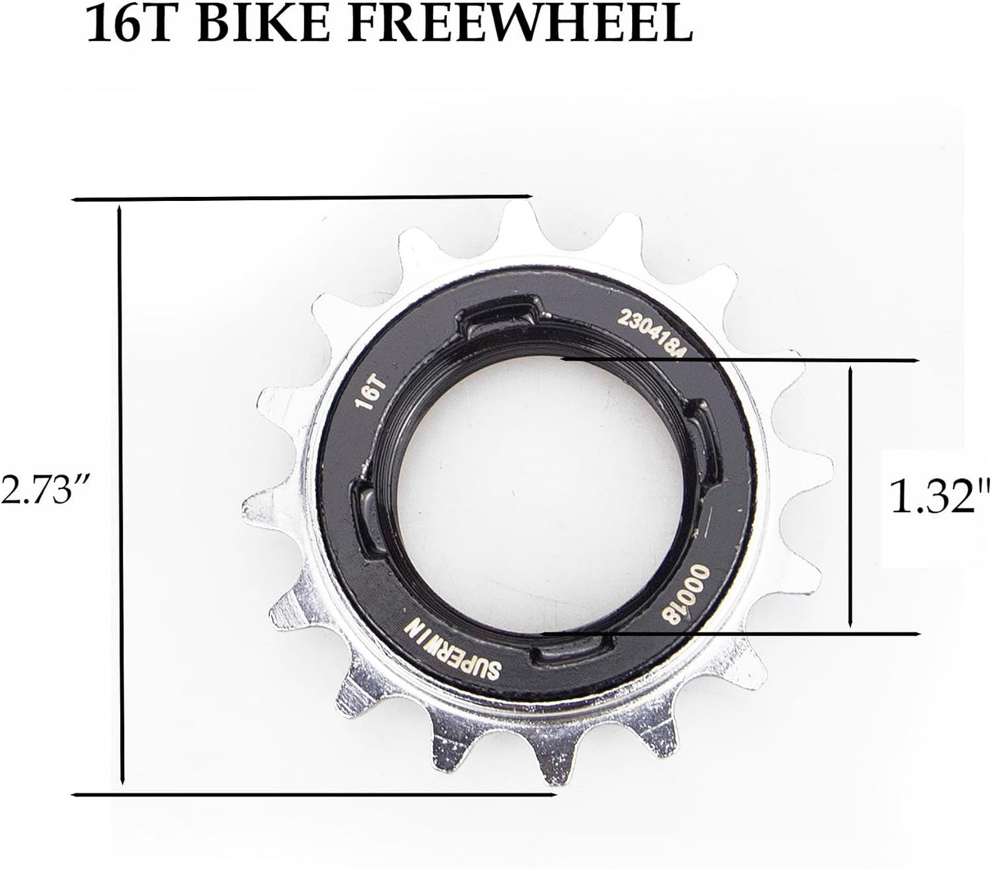 Bicicleta una velocidad rueda libre 16T/18T/20T