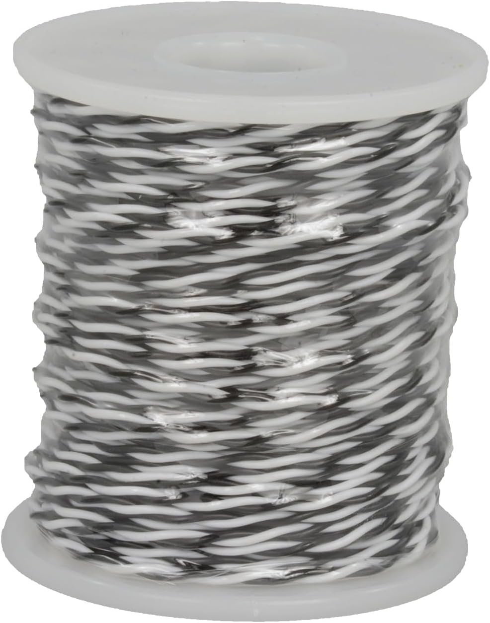 Cable trenzado 24awg negro/blanco 100pies
