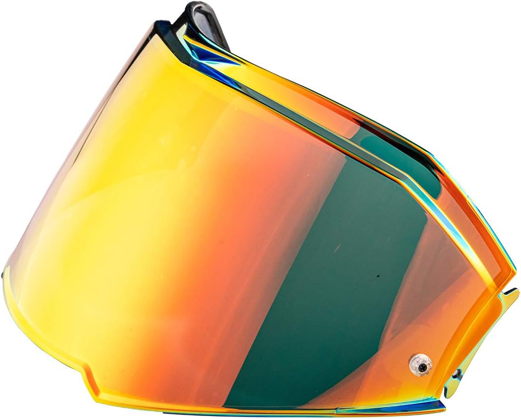 Visera escudo casco motocicleta Valiant II FF900 rojo