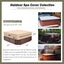 Funda impermeable bañera hidromasaje 95x95x20 poliéster