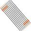 Flechas fibra vidrio para arco 24-30pulg principiantes