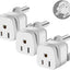 Adaptador enchufe Sudáfrica tipo M paquete 3