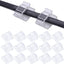 100 Clips Adhesivos para Cables TV PC Laptop