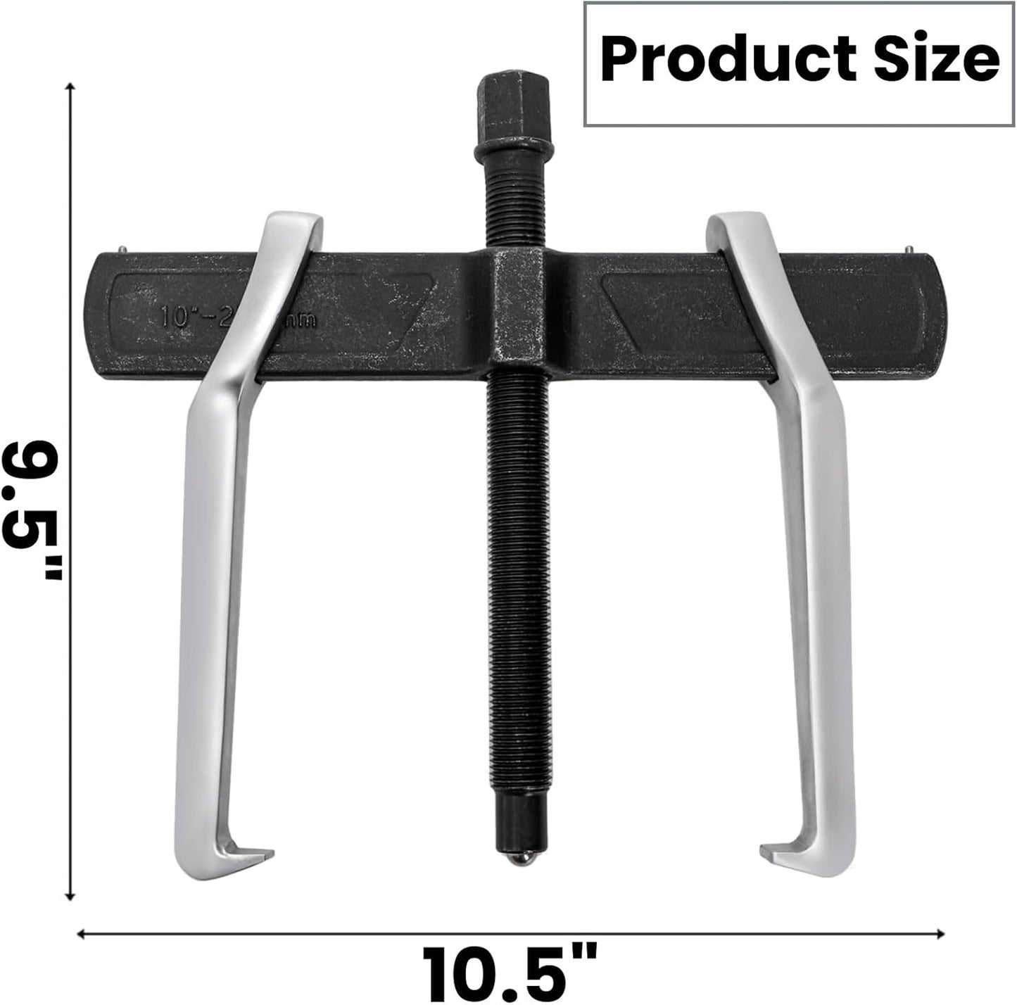 Extractor engranajes 2 mordazas 10" acero ajustable