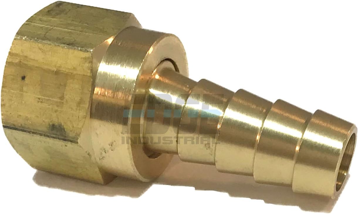 Conector giratorio 3/8 SAE Flare latón combustible